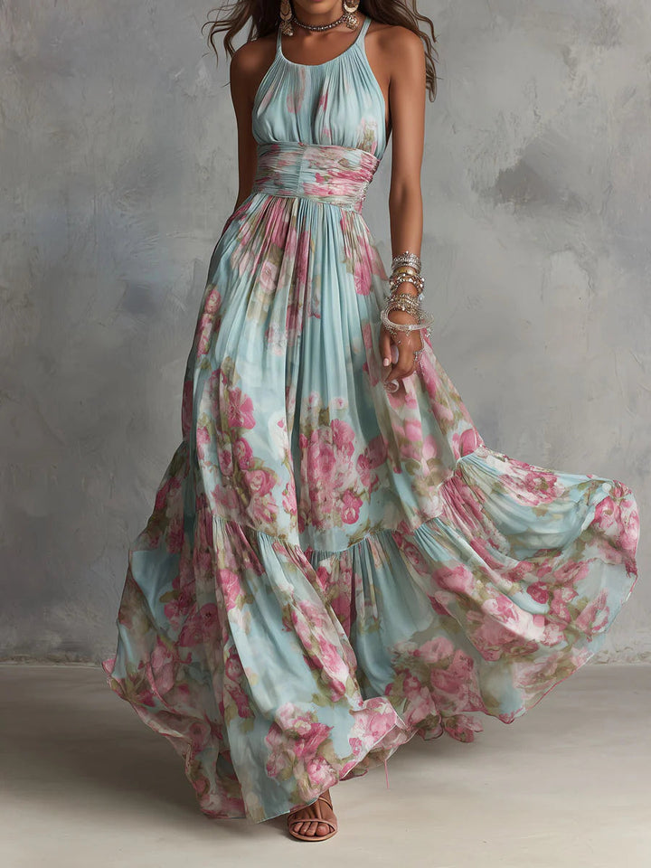 Fiora | Maxi Chiffon Floral Doux