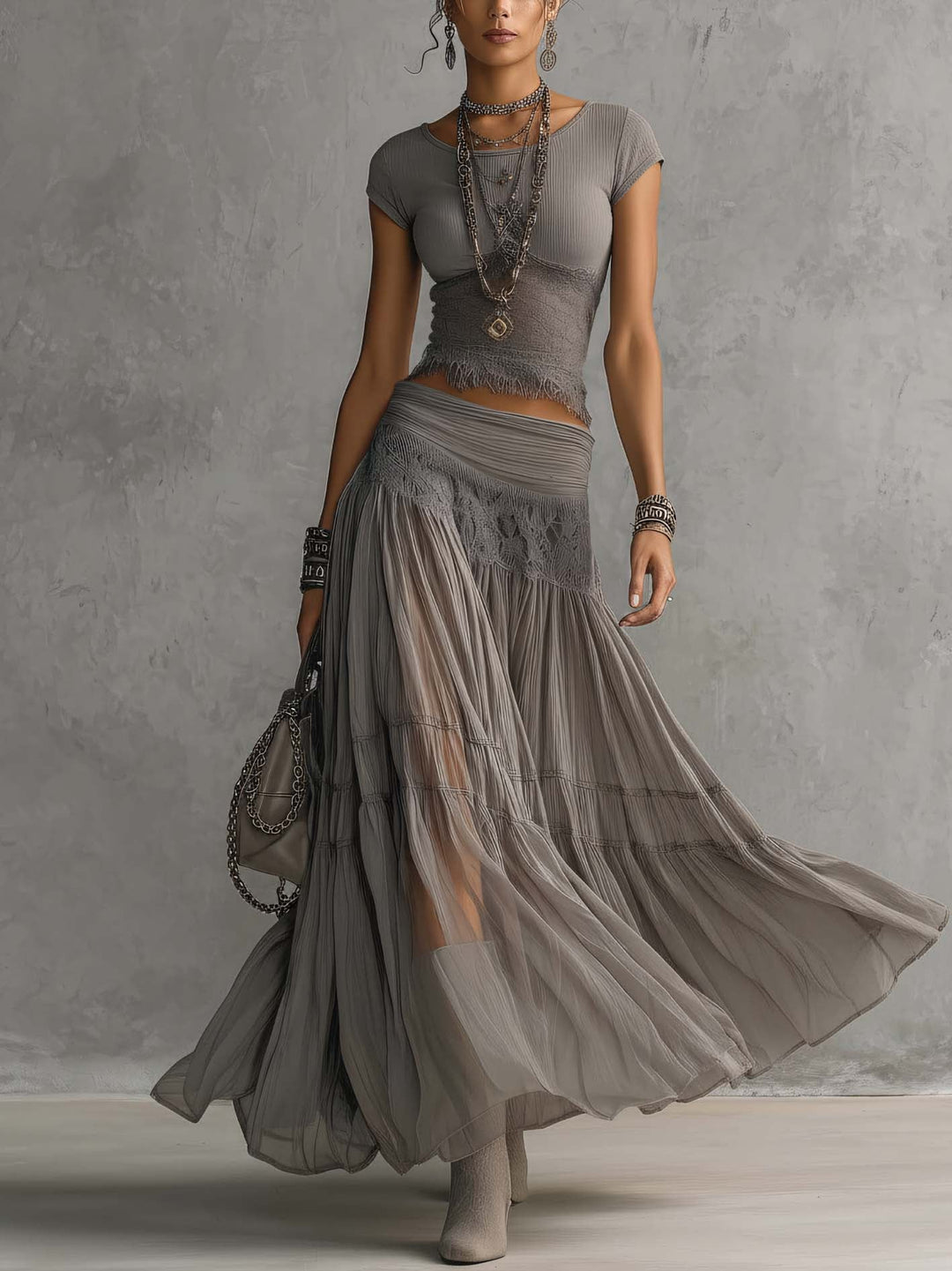 Nova | Ensemble Maxi Superposé Transparent