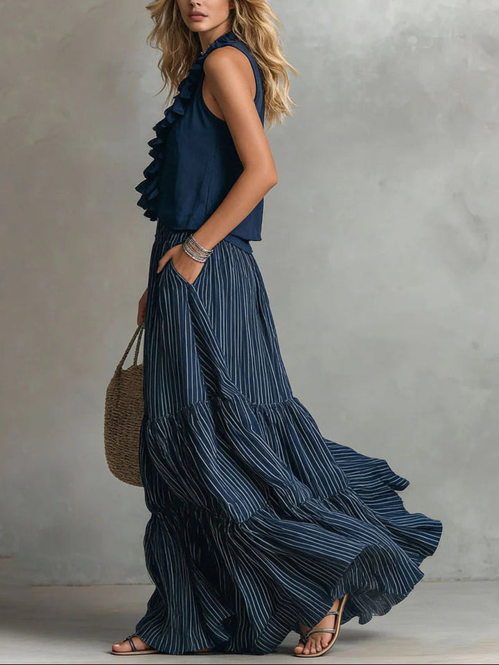 Naomi | Robe Maxi à Volants