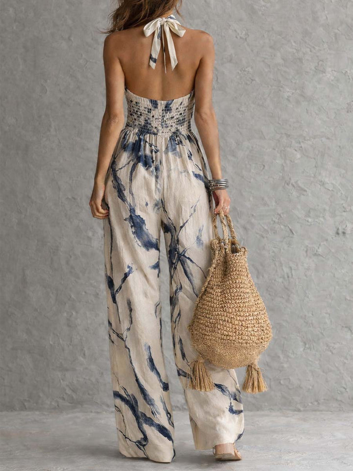 Mila | Ensemble Large Jambes Imprimé