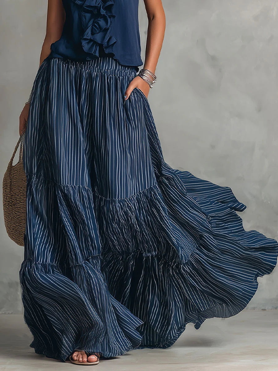 Naomi | Robe Maxi à Volants