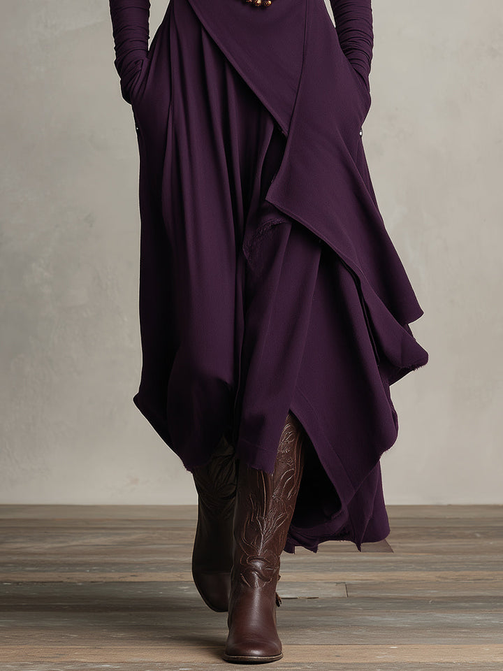 Natalie | Robe Drapée Élégante
