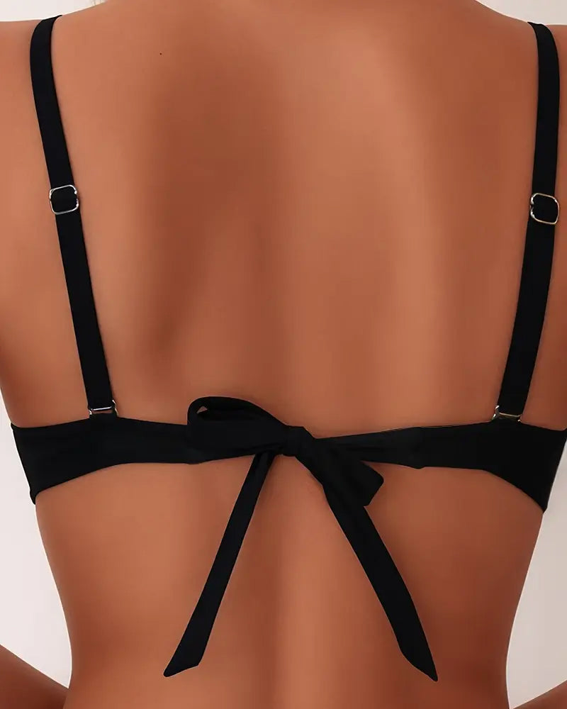 Lois | Ensemble de bikini sexy sans dos