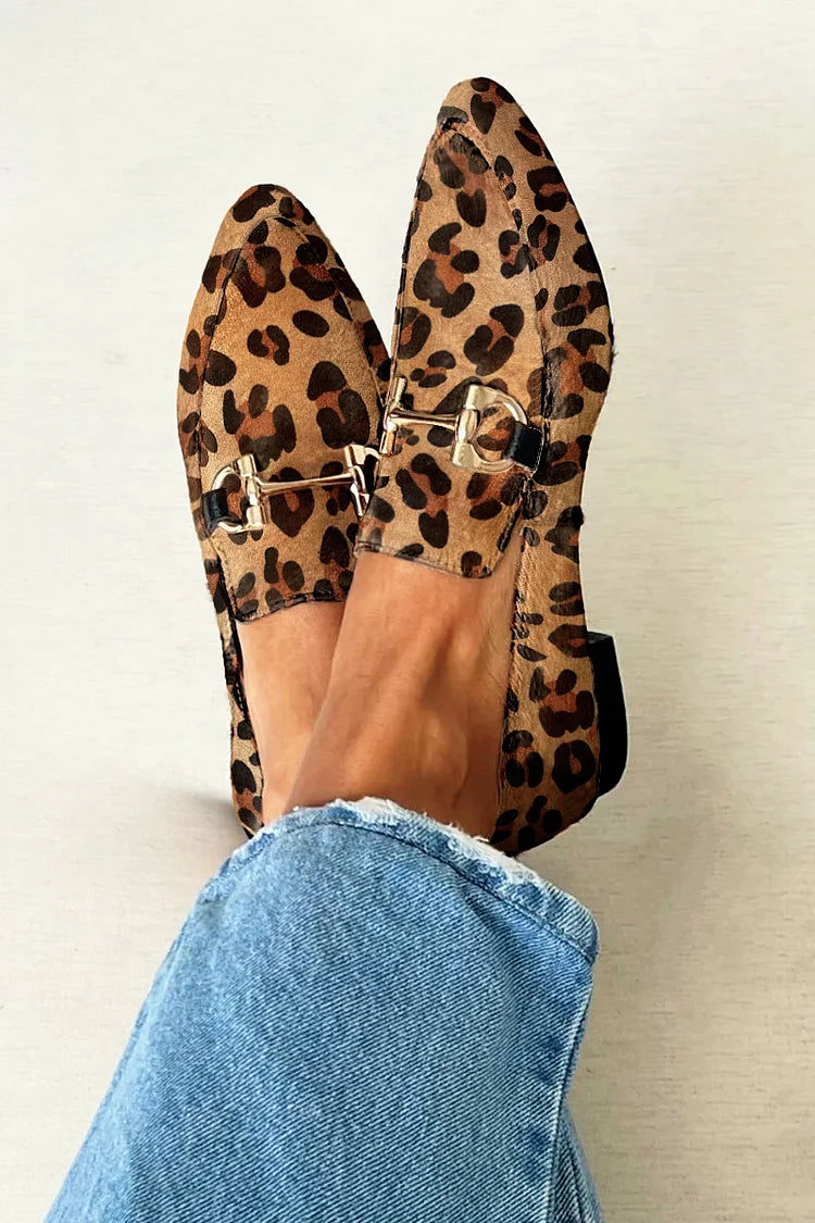Revital™ | Mocassins Luxe Imprimé Léopard