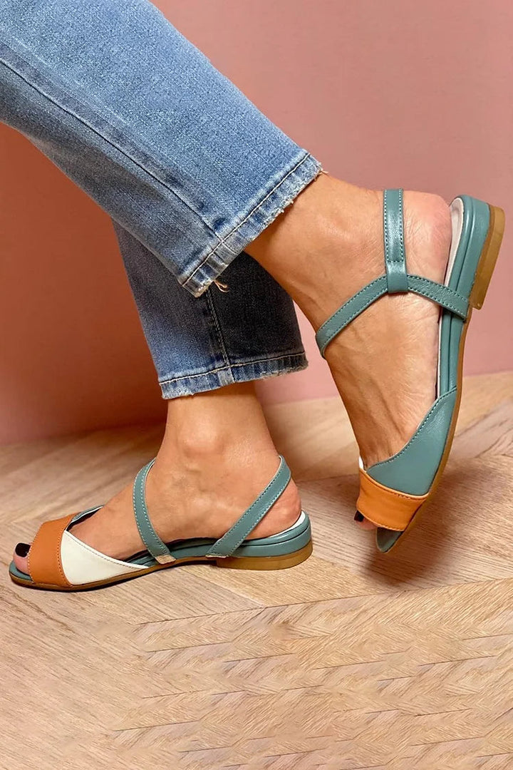 Nadin™ | Sandales Color Block Ludiques