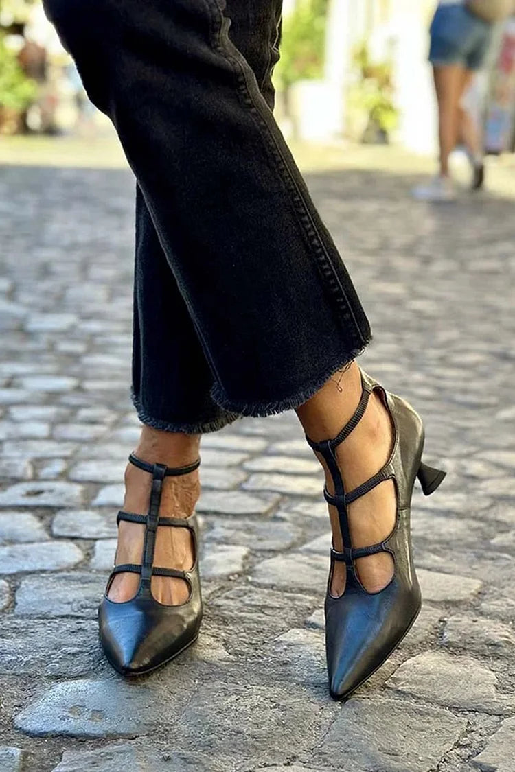 Karmela™ | Élégance Moderne Talons Multi-Sangles