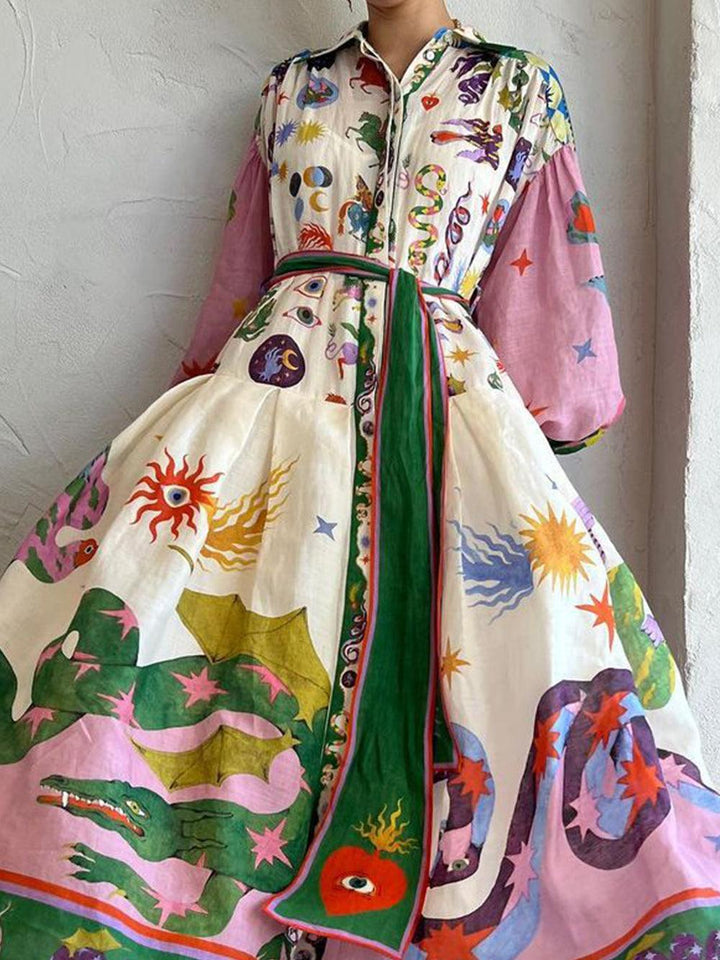 Helena | Robe Plissée Décontractée de Plage