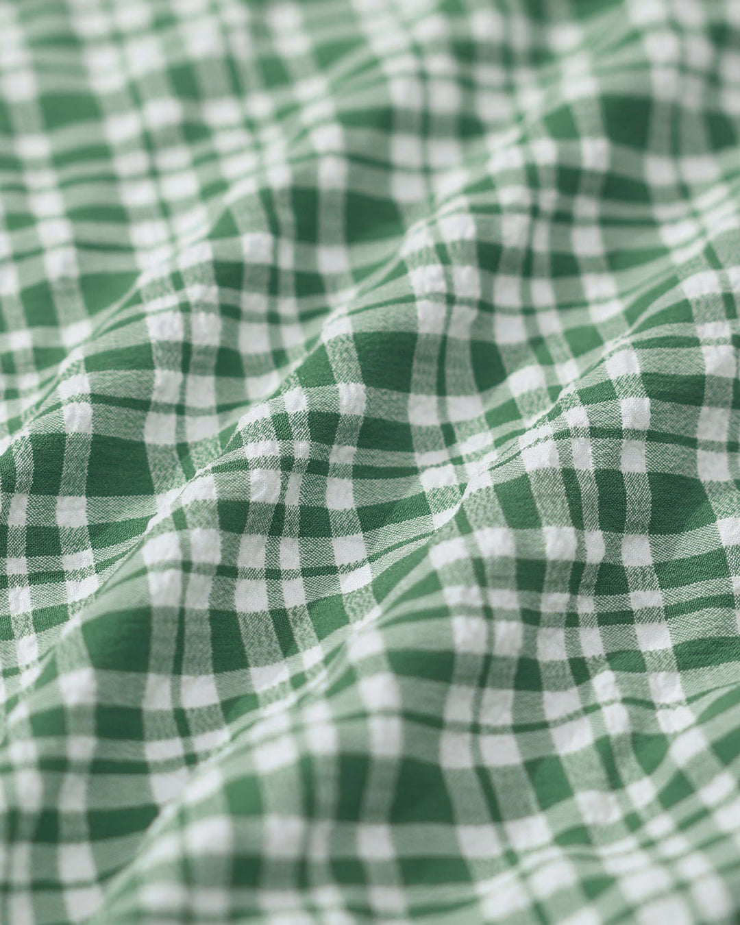 Ensemble de Bikini à Cordons à Carreaux Verts
