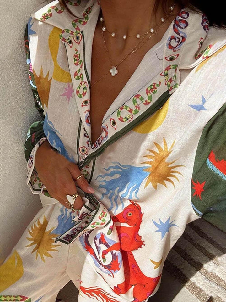 Bennett | Ensemble de Chemise à Motifs