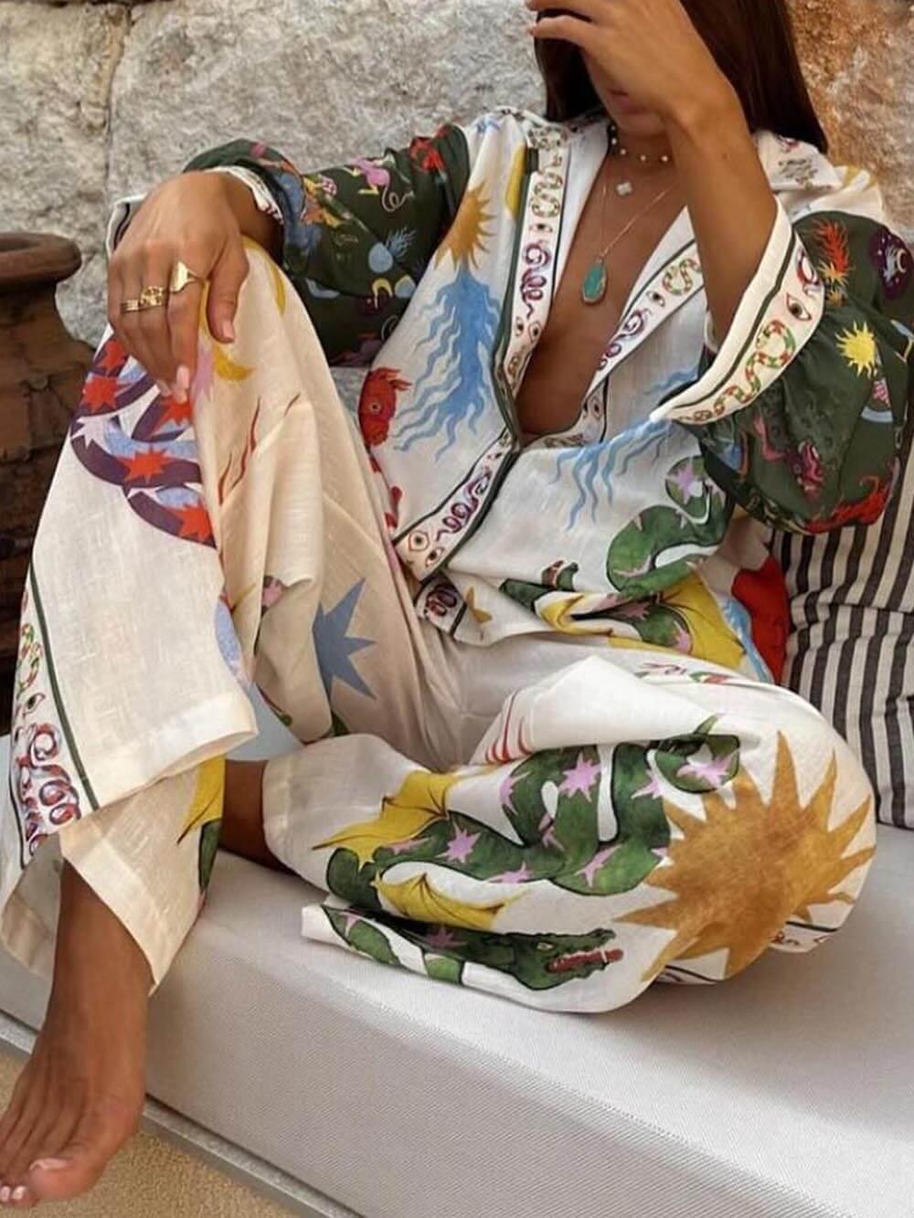 Bennett | Ensemble de Chemise à Motifs