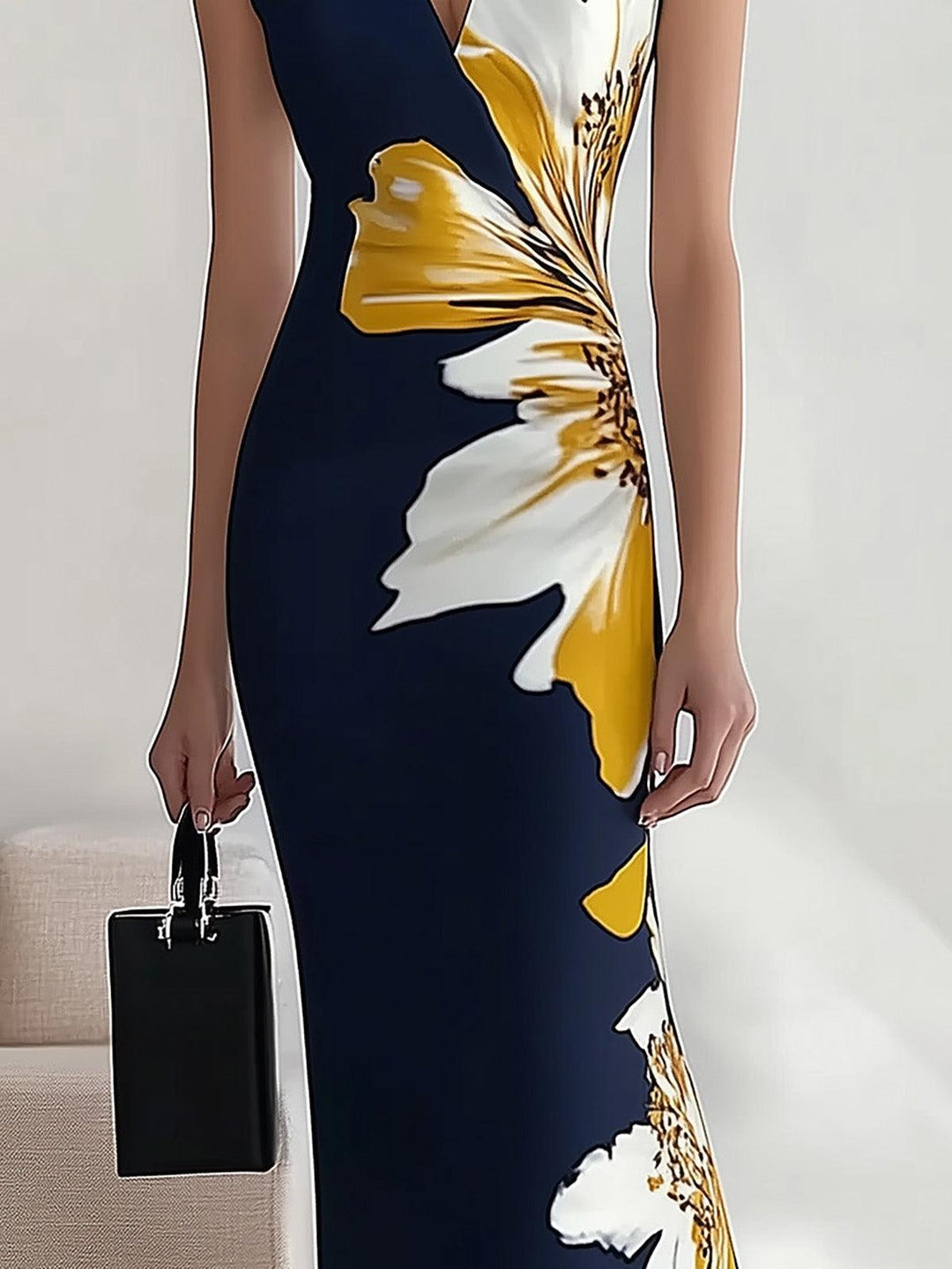 Lily | Robe Midi Élégante Glamour de Plage pour le Travail et les Festivals