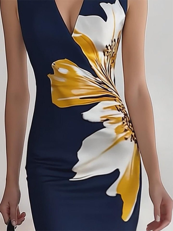 Lily | Robe Midi Élégante Glamour de Plage pour le Travail et les Festivals