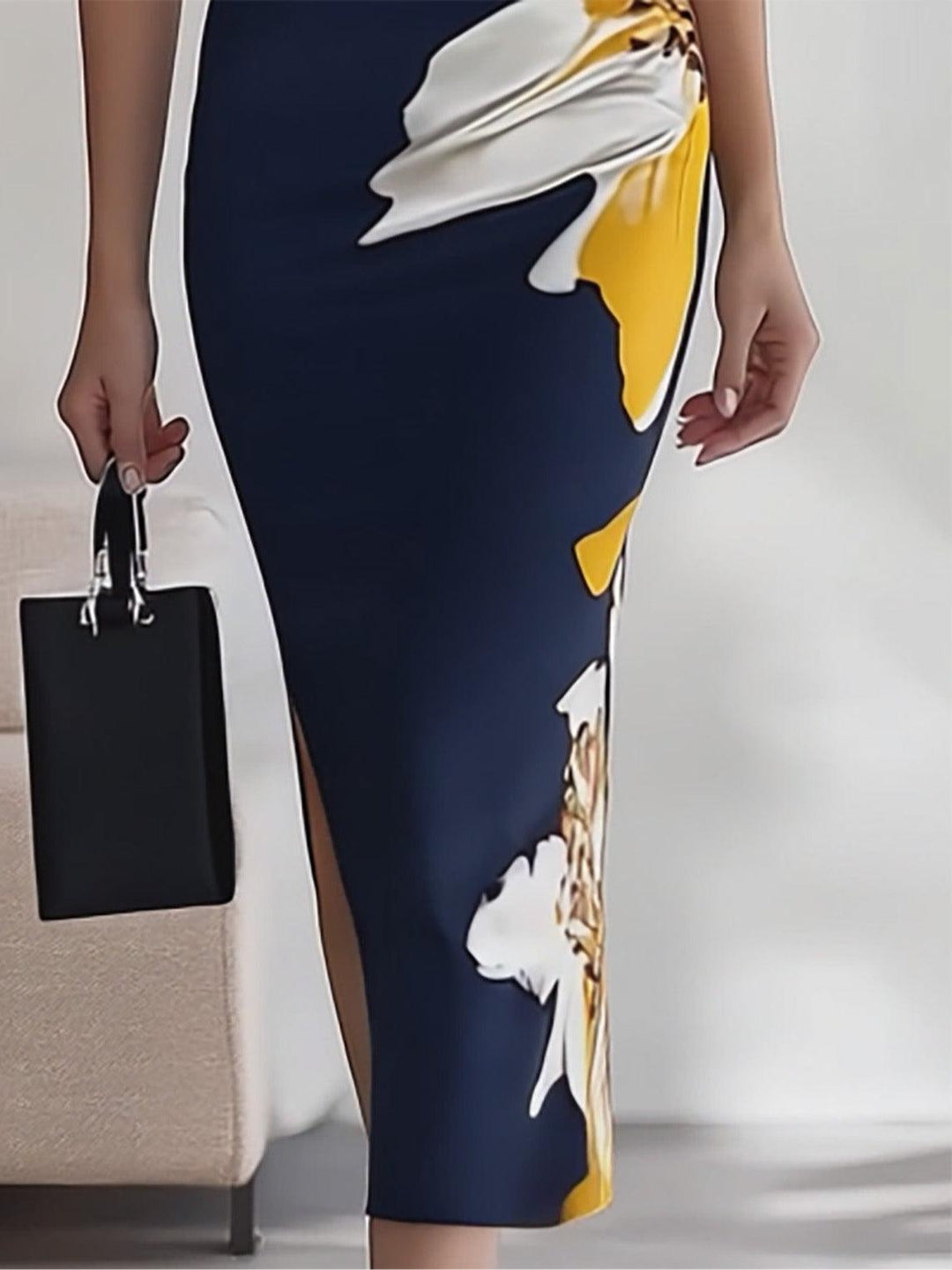 Lily | Robe Midi Élégante Glamour de Plage pour le Travail et les Festivals