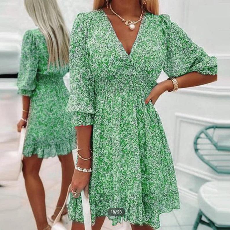 Sunna - Robe Florale Élegante
