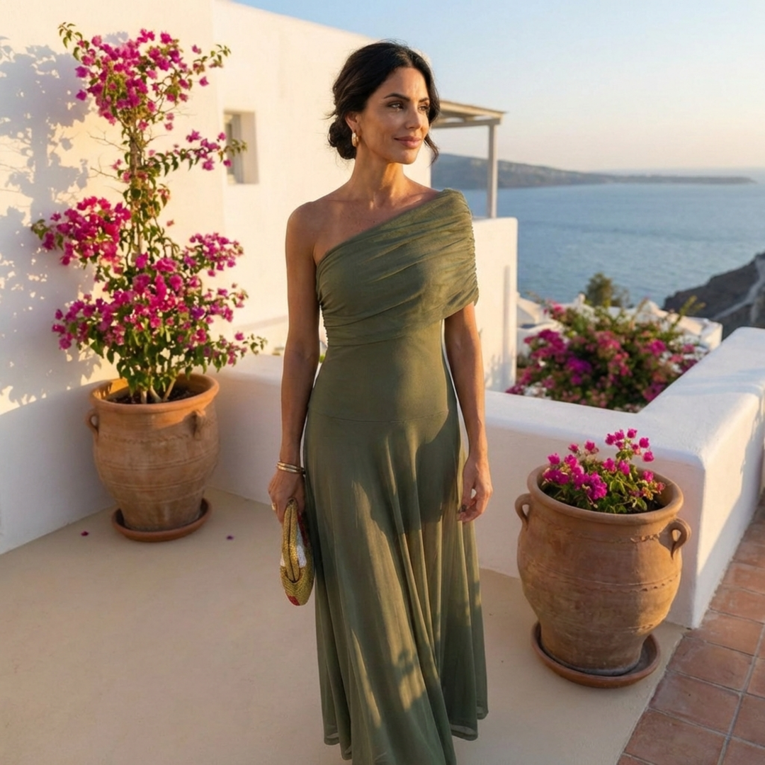 Uma - Robe fluide et ample au design élégant