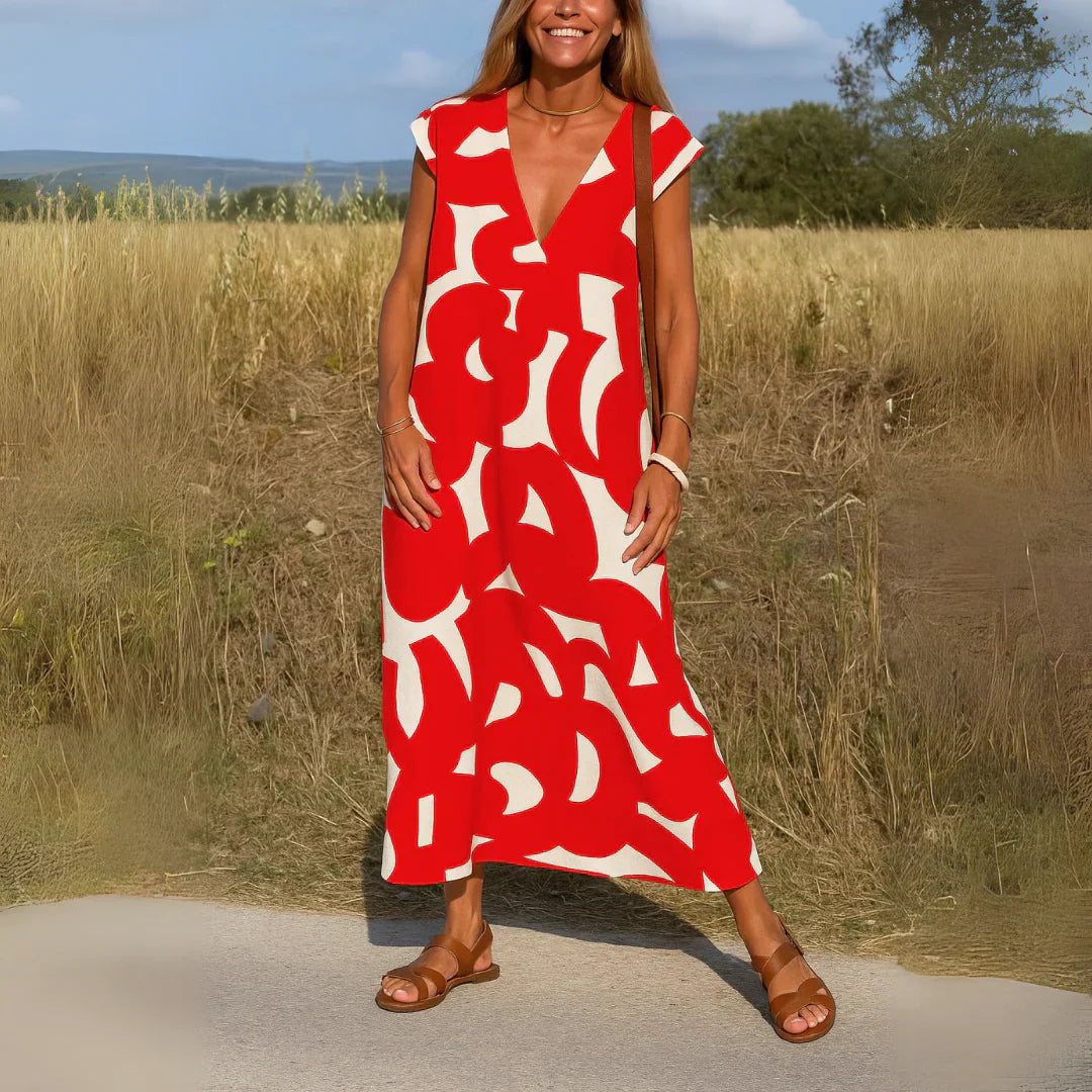 Tatiana™ | Robe Maxi à Détails Ajourés