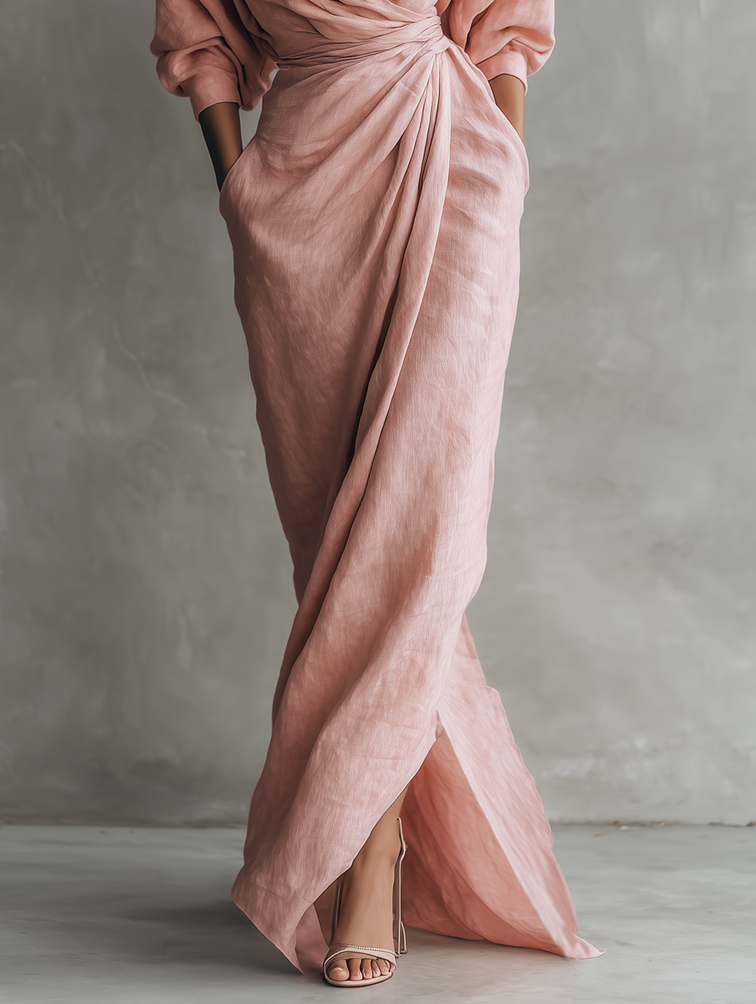 Karen | Robe Maxi Élégante à Décolleté en V