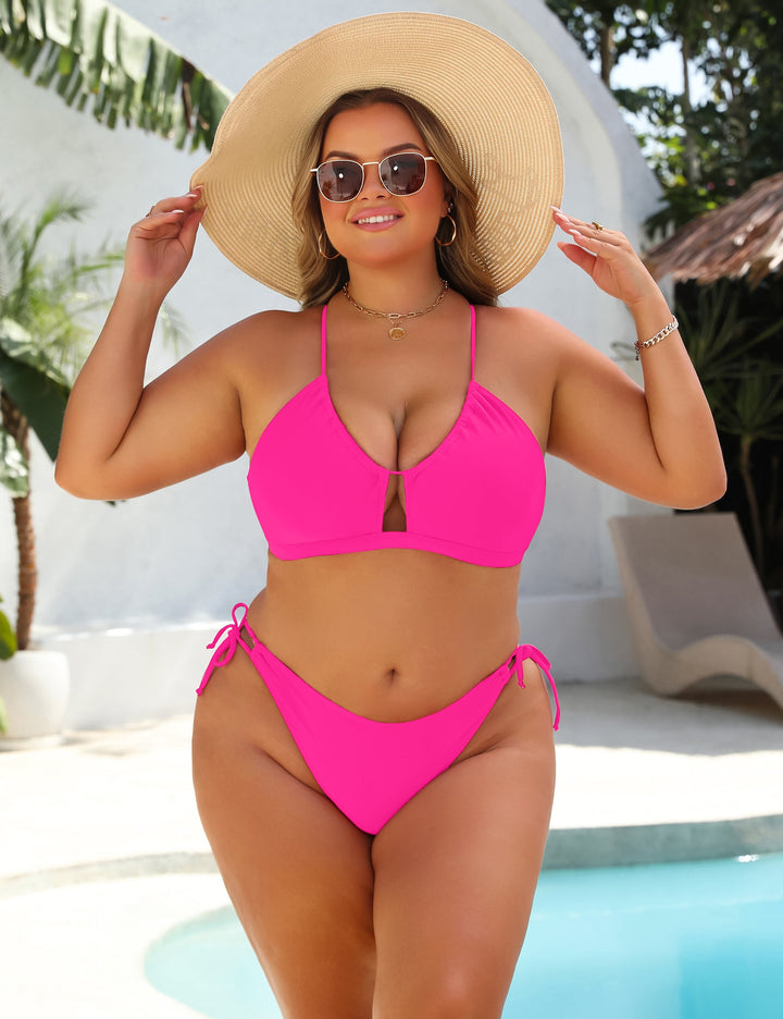 Bikini à Liens Latéraux Maintien Renforcé