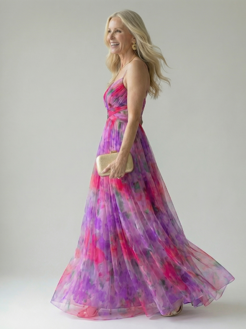 Irene | Robe maxi croisée