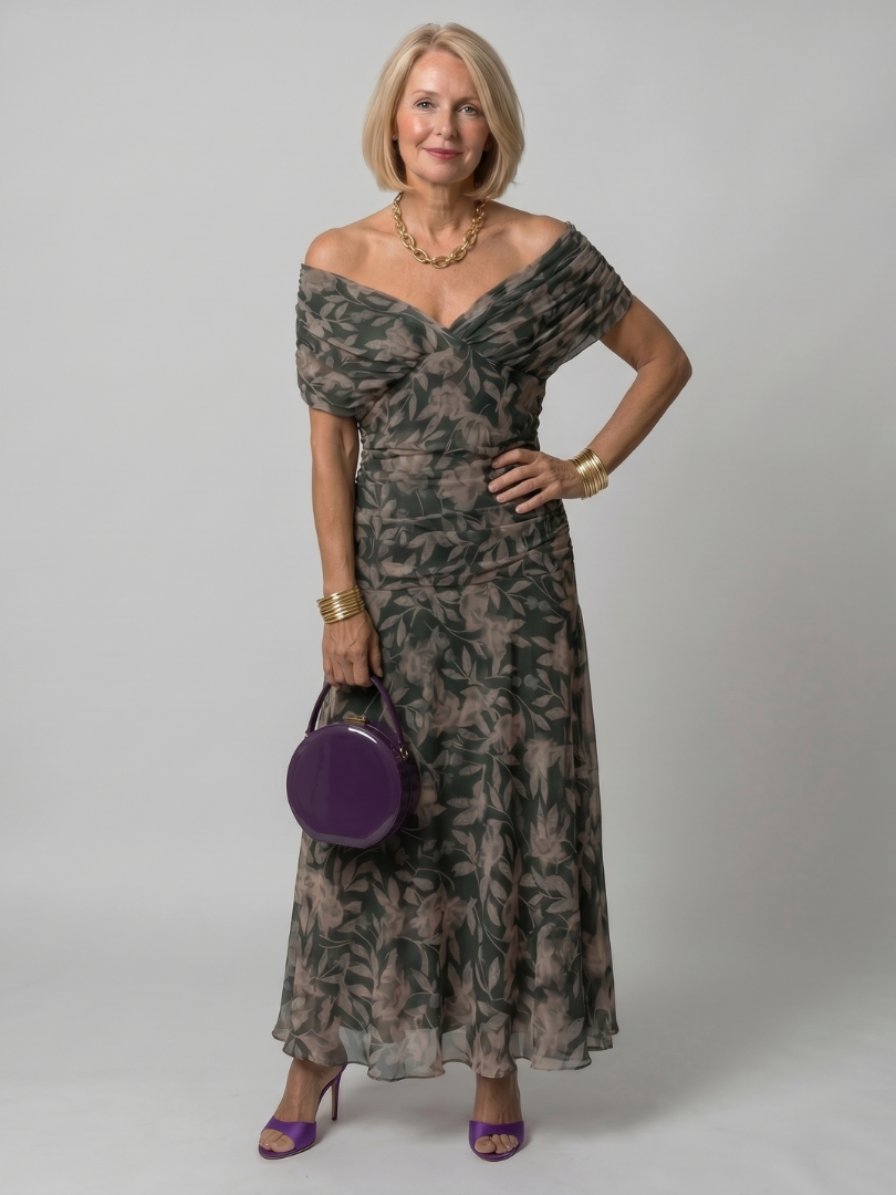 Calen | Robe Midi Décolletée