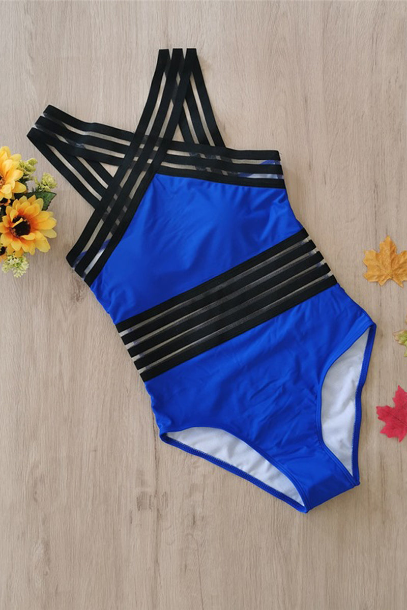 Maillot de Bain Crossover Monokini Bandage