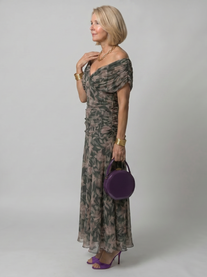 Calen | Robe Midi Décolletée