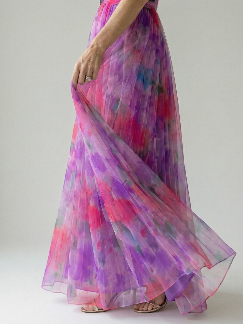 Irene | Robe maxi croisée