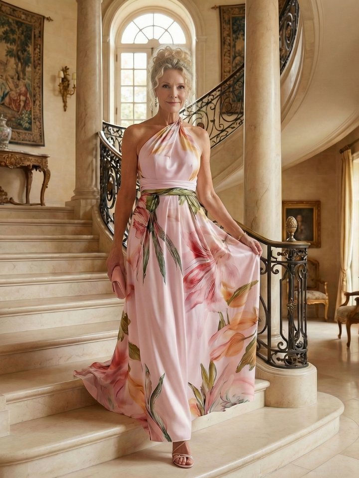 Emilia | Robe maxi florale