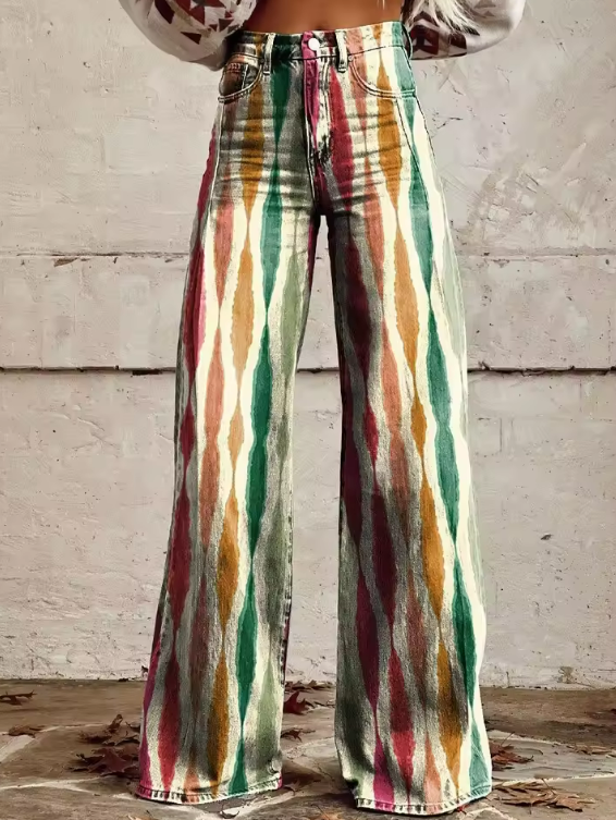 Isabella - Pantalon Boho Élegant
