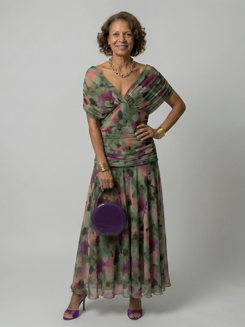 Juanita | Robe midi de style "gitane"