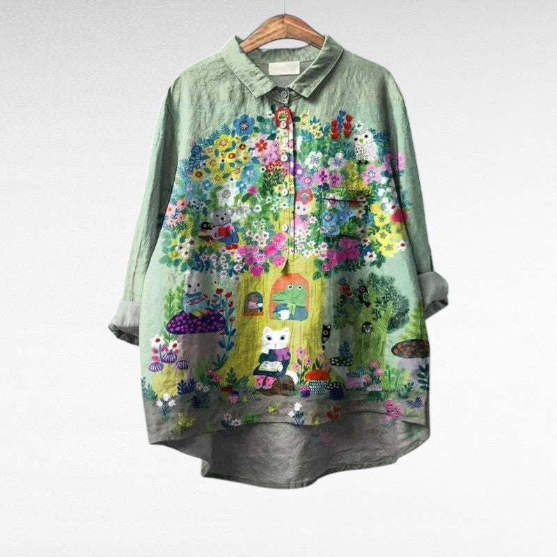 Caroline | Élégante Blouse d'Été