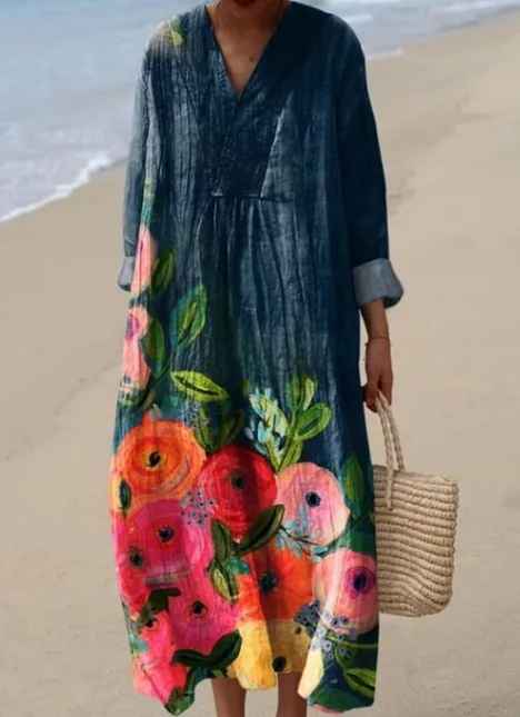 Ashley - Robe Vintage Géométrique