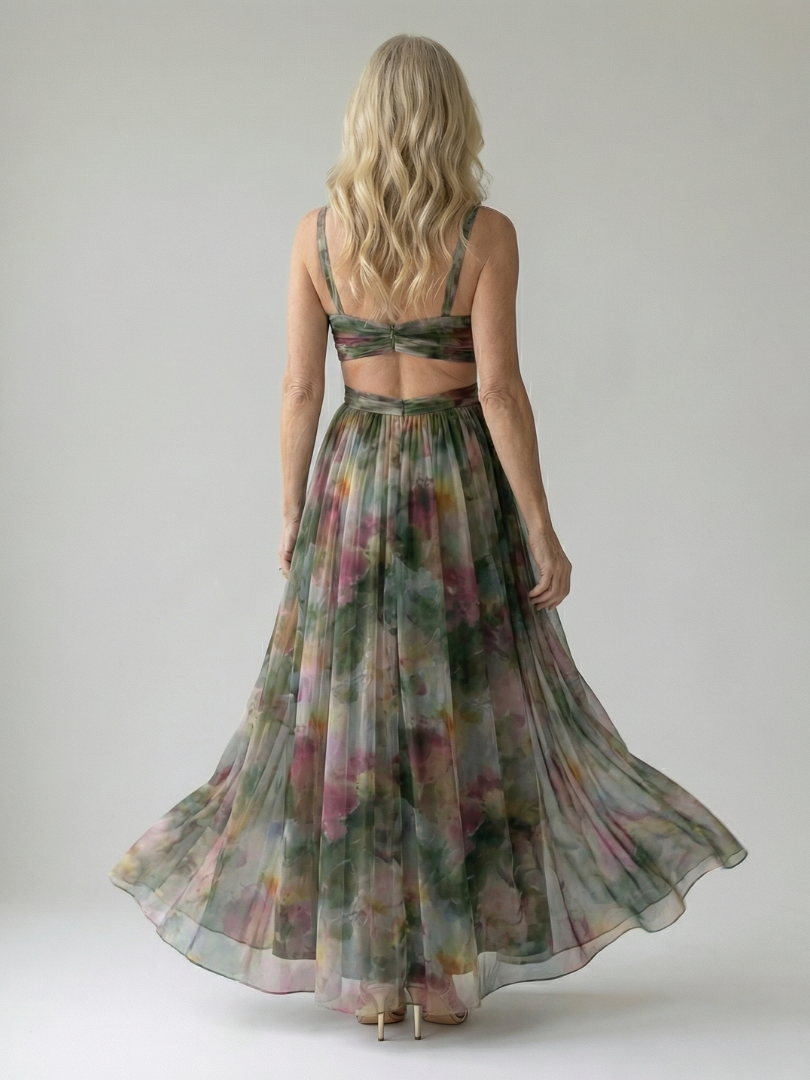Irene | Robe maxi croisée