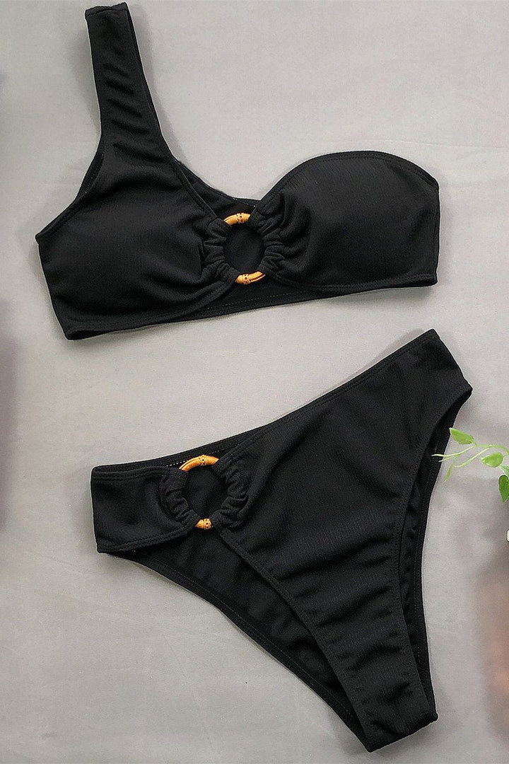 Bikini Diana – Bretelle Unique et Slip Taille Haute Modelant