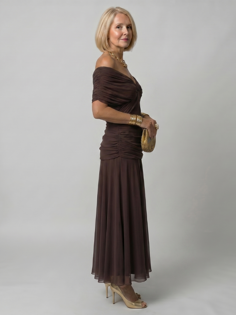 Calen | Robe Midi Décolletée