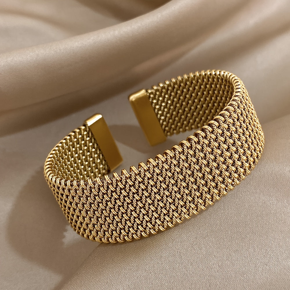 Lucas & Lèa Paris | Bracelet en Acier Plaqué Or