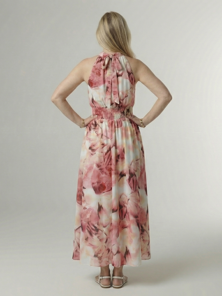 Martina | Robe midi halter