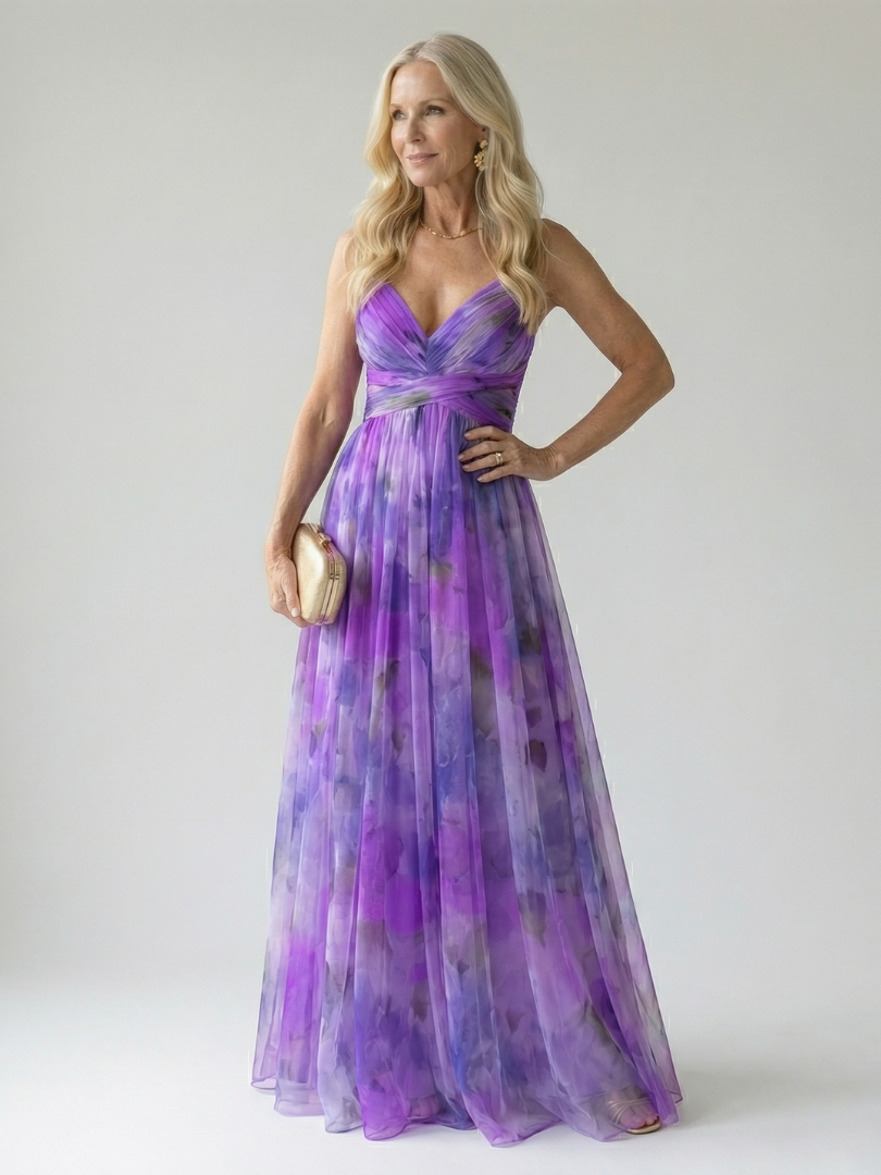 Irene | Robe maxi croisée