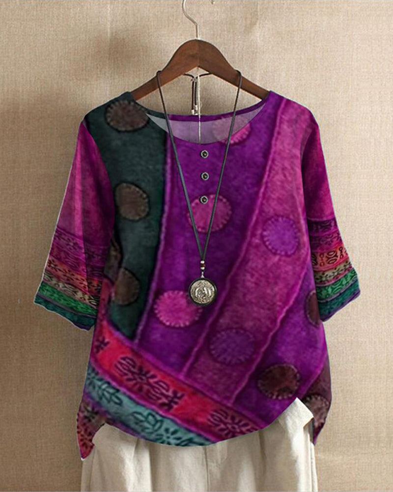 Joyce | Top boho vintage