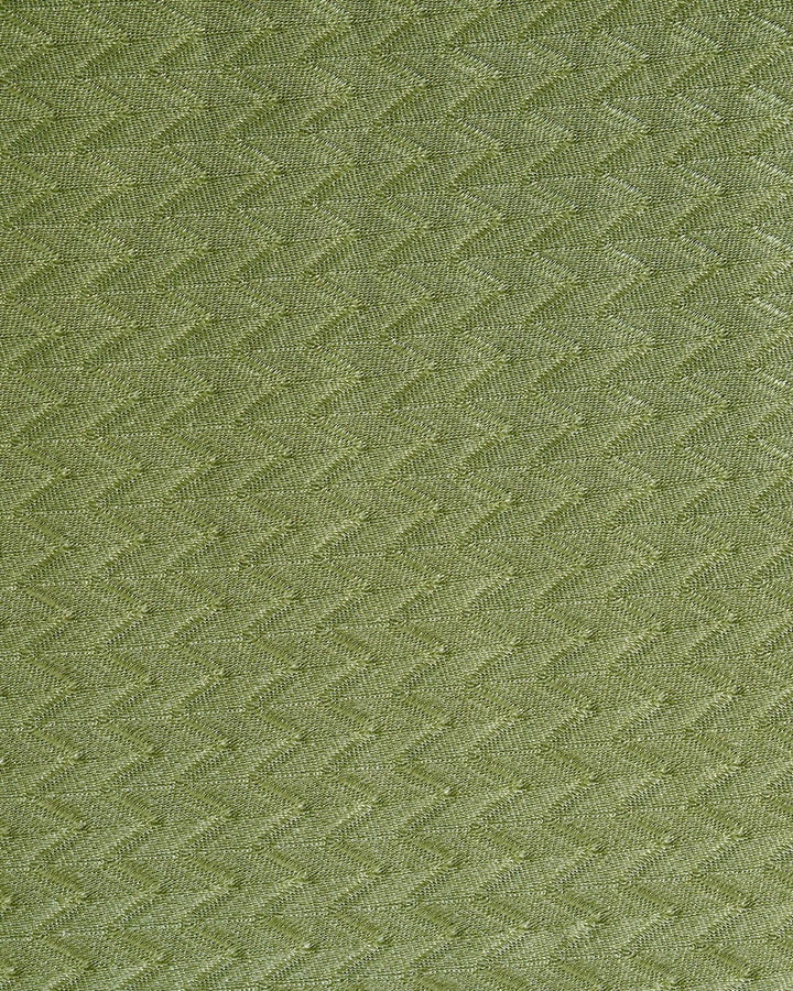 Ensemble de Bikini Texturé Vert à Col V