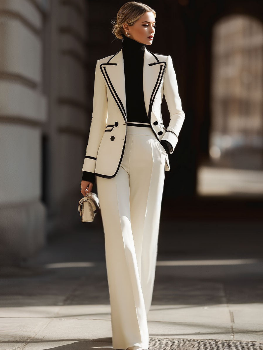 Zoey | Ensemble de Costume Croisé