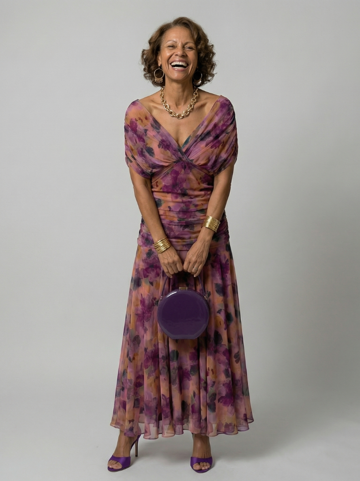 Juanita | Robe midi de style "gitane"