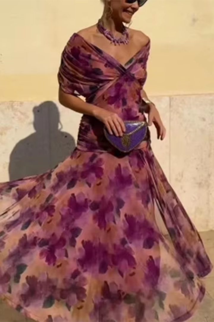 Lucas & Léa Paris | Robe Maxi de Fête Élégante à Col V