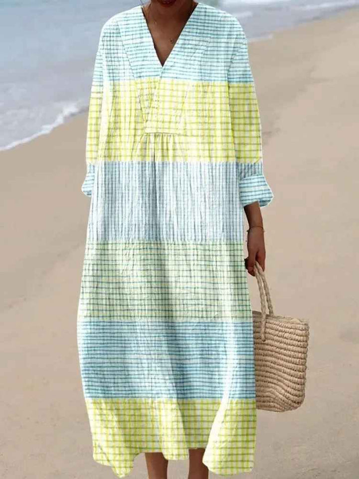 Robe imprimée brise d'été