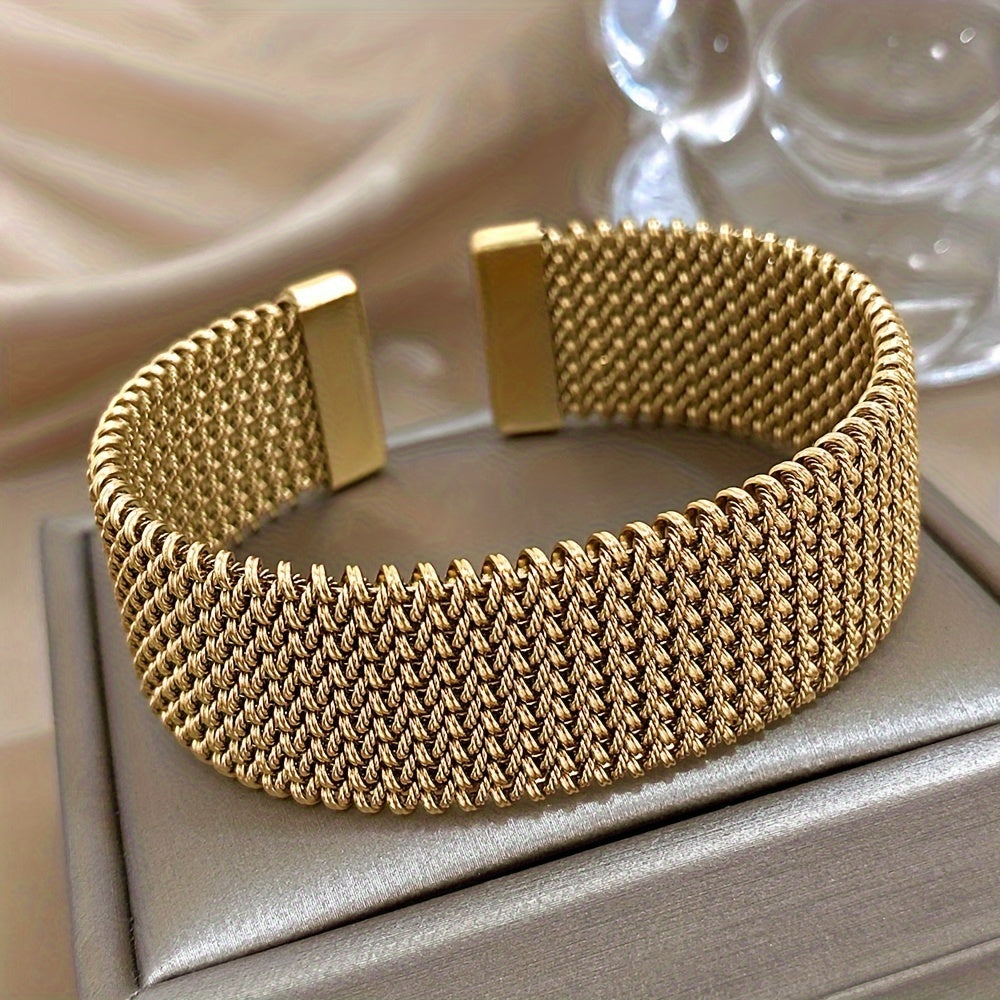 Lucas & Lèa Paris | Bracelet en Acier Plaqué Or