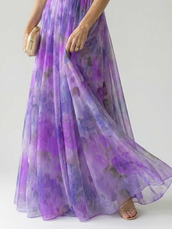 Irene | Robe maxi croisée
