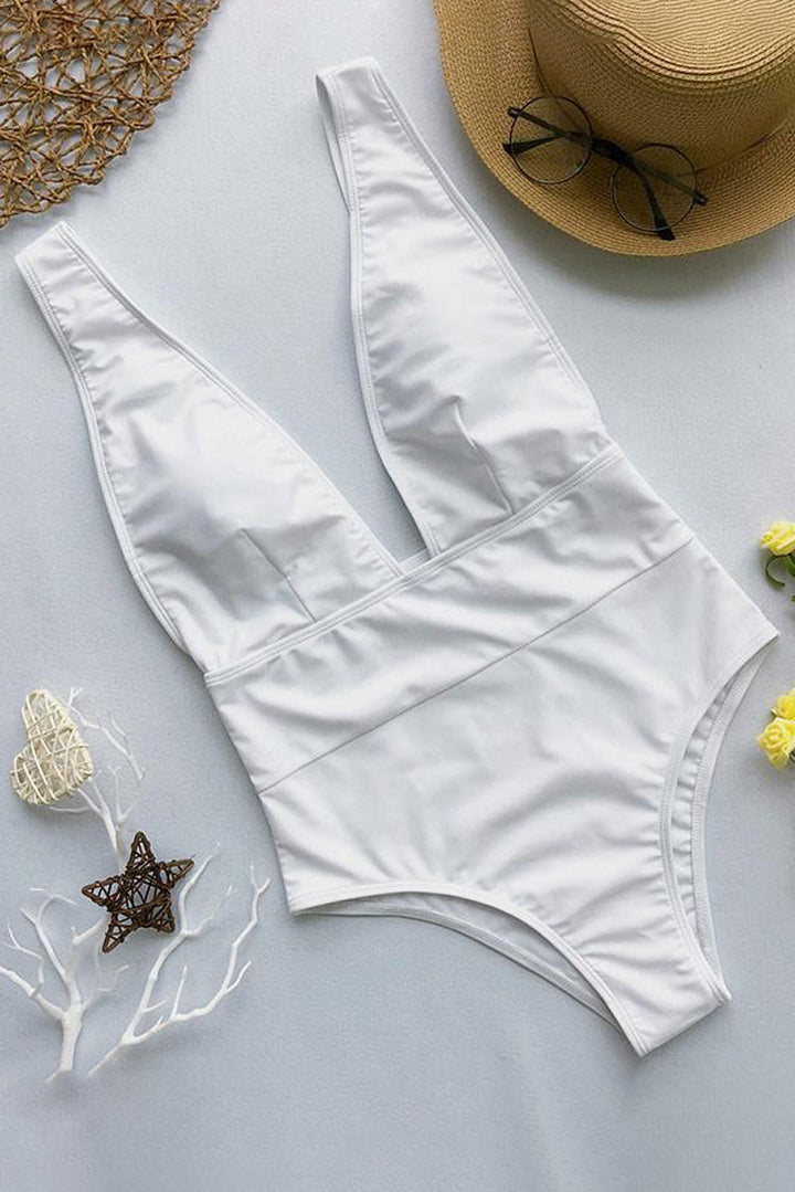 Maillot de bain une pièce California avec décolleté en V
