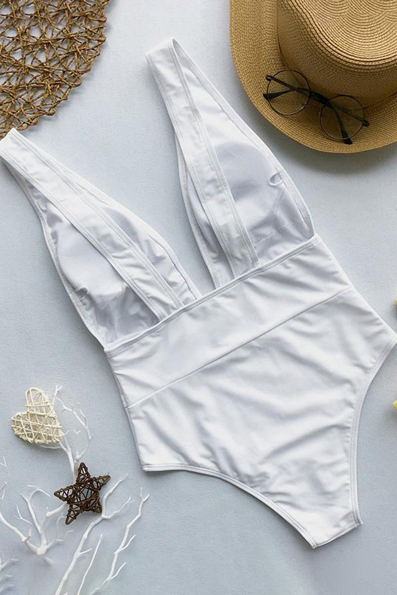 Maillot de bain une pièce California avec décolleté en V