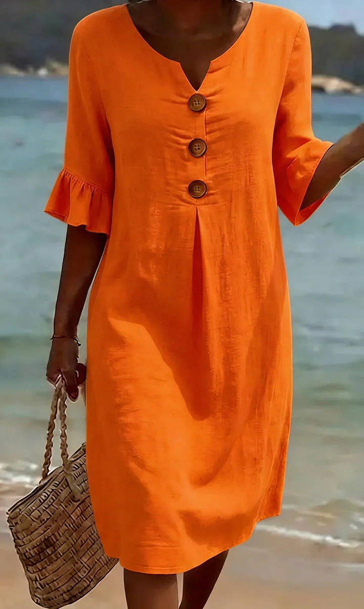 Radmila™ | Robe à Manches Longues Texturée