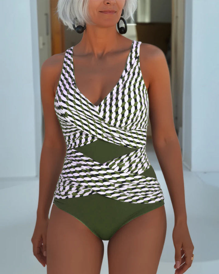 Ashley | Maillot de bain à découpe croisée